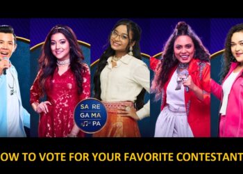 how to vote in saregamapa 2023