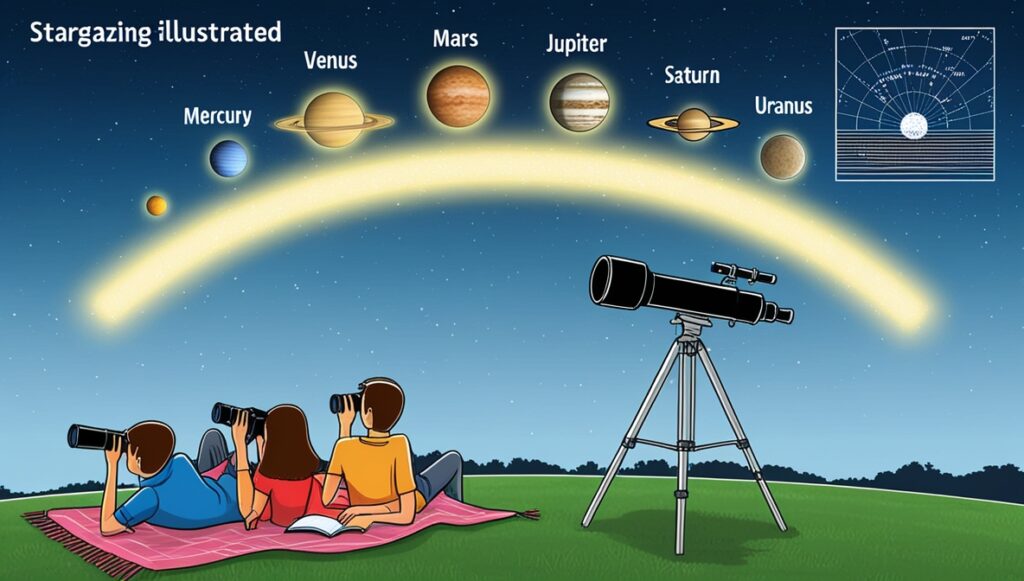 planetary alignment how to see