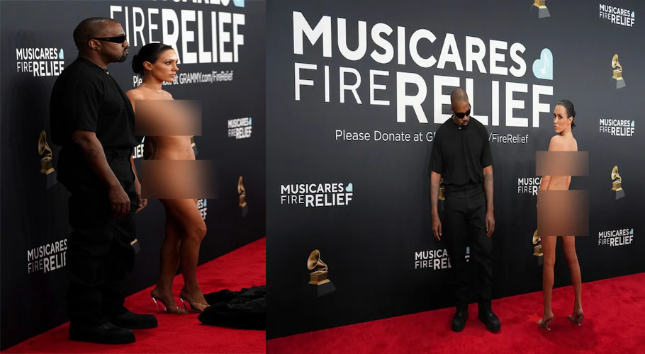 Bianca Censori’s Nude Grammy Look